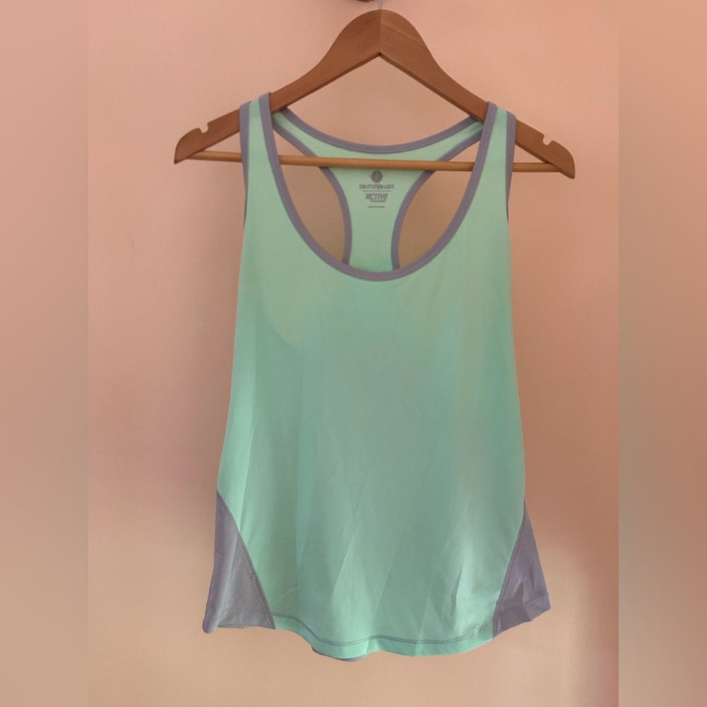 Old Navy Active Semi-Fitted Tank | Mint Green | Size Small